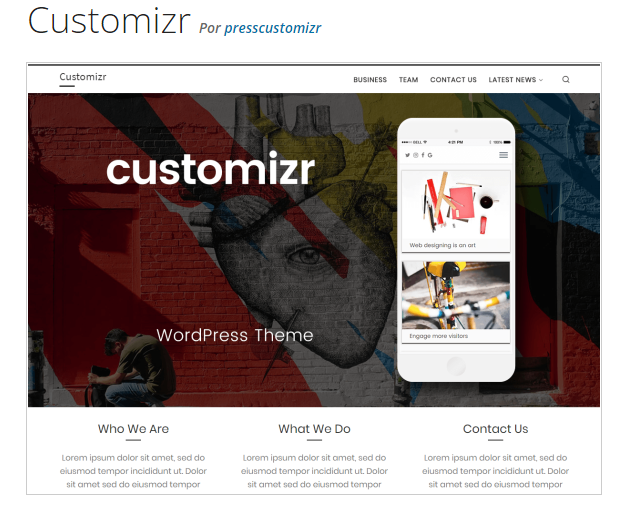 Customizr-Tema-WordPress